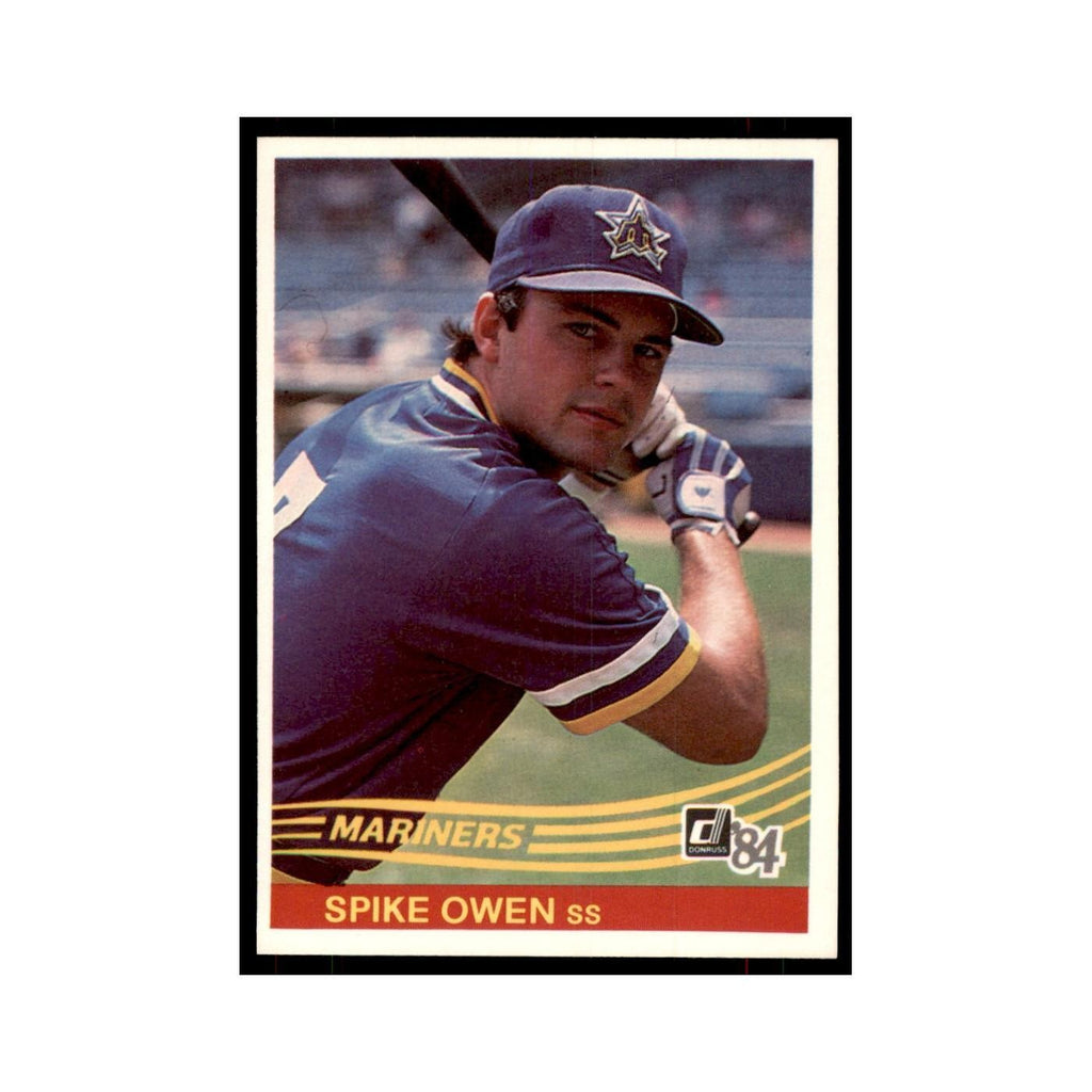 Spike Owen Rookie 1984 Donruss #313 Seattle Mariners Baseball Card NM