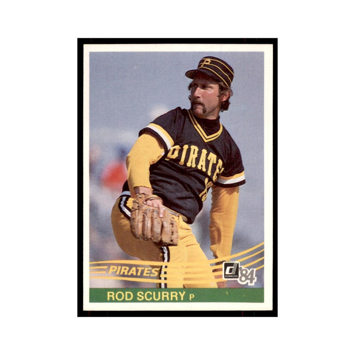 Rod Scurry 1984 Donruss #235 Pittsburgh Pirates Baseball Card NM