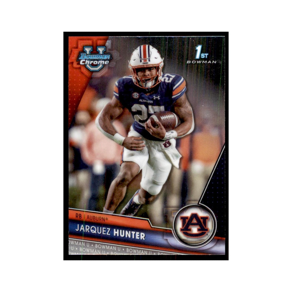 Jarquez Hunter 2023 Bowman University Chrome #20 Auburn Tigers Football Card NM