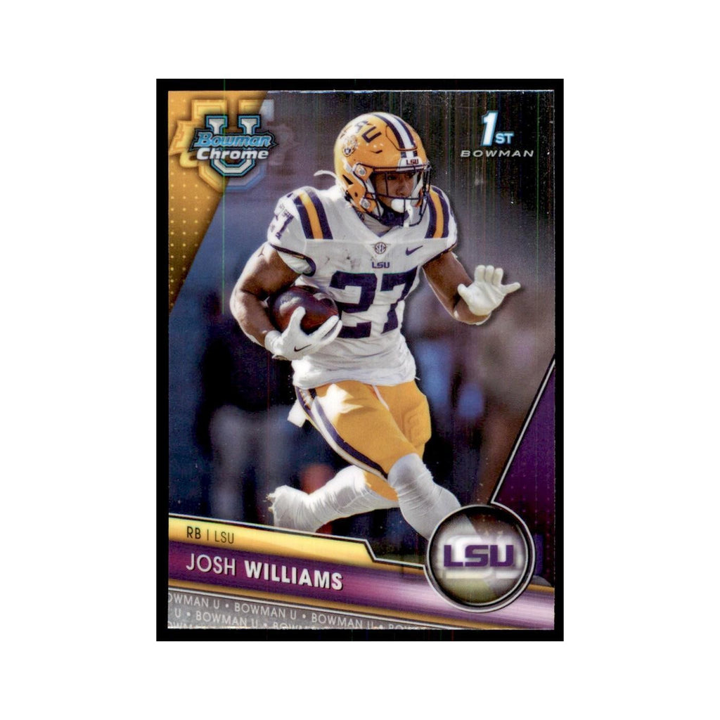 Josh Williams 2023 Bowman University Chrome #2 LSU Tigers Football Card NM