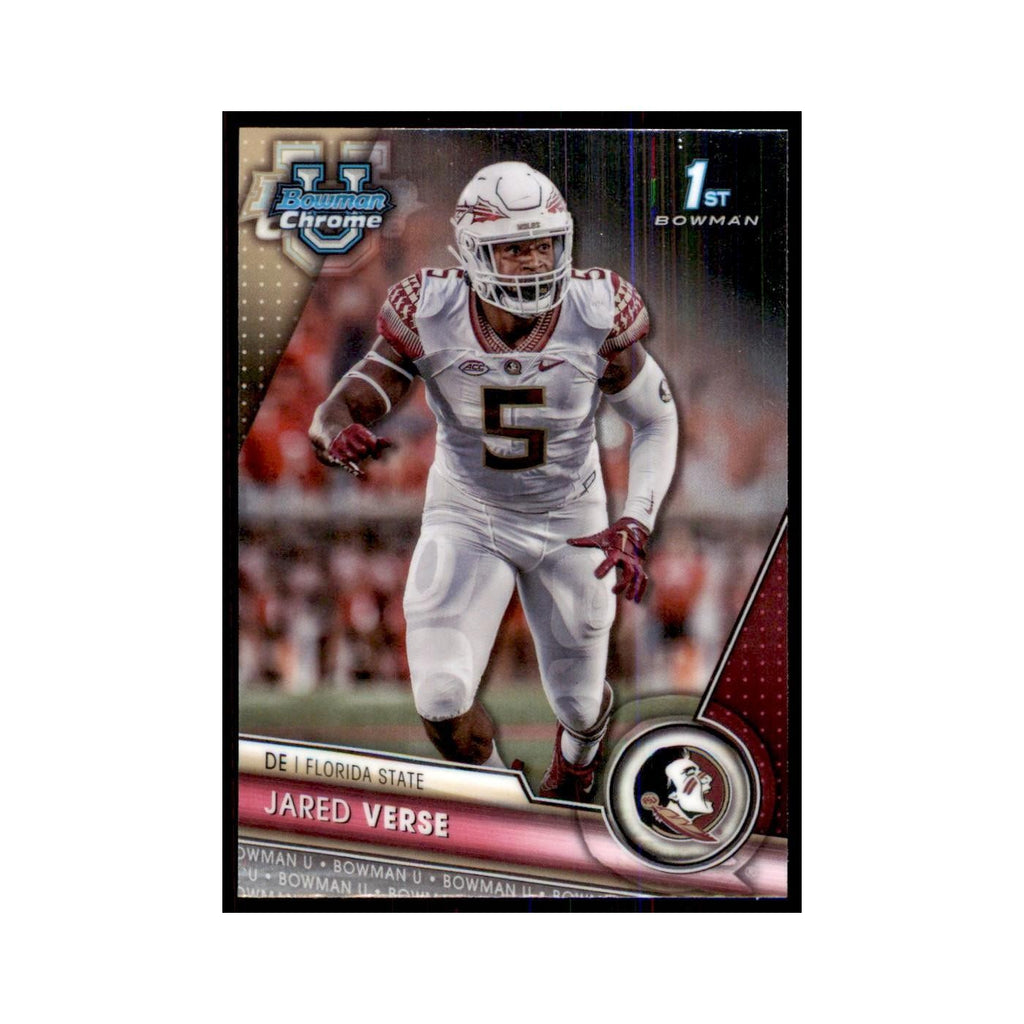 Jared Verse 2023 Bowman University Chrome #60 Florida State Seminoles NM