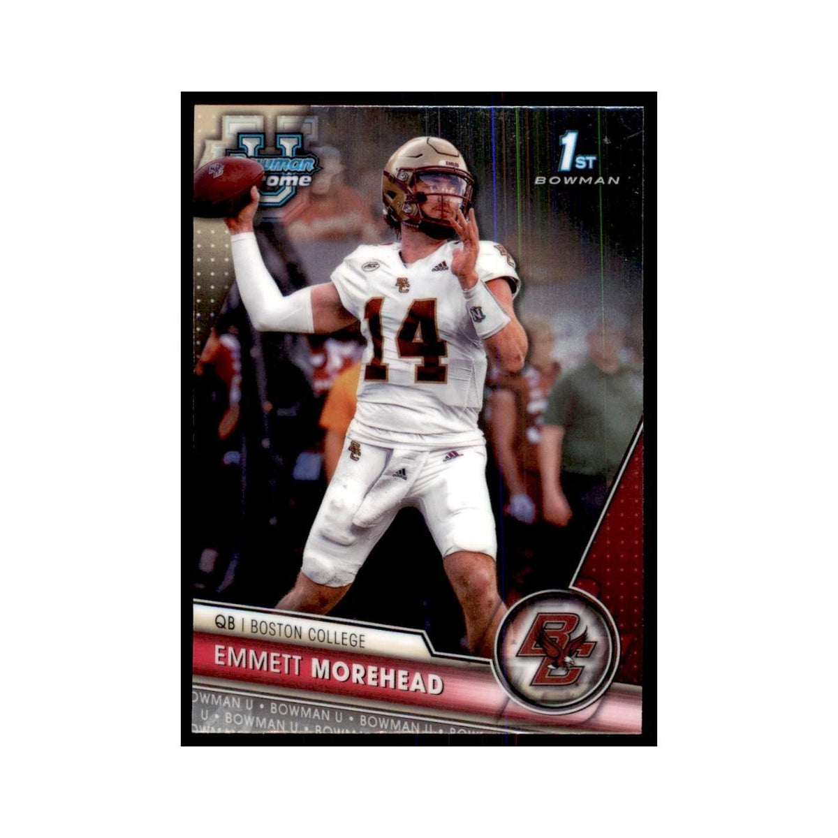 Emmett Morehead 2023 Bowman University Chrome #40 Boston College Eagles NM