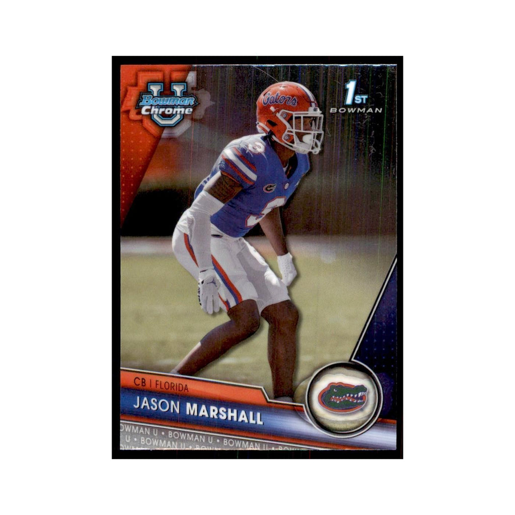 Jason Marshall 2023 Bowman University Chrome #18 Florida Gators Football Card NM