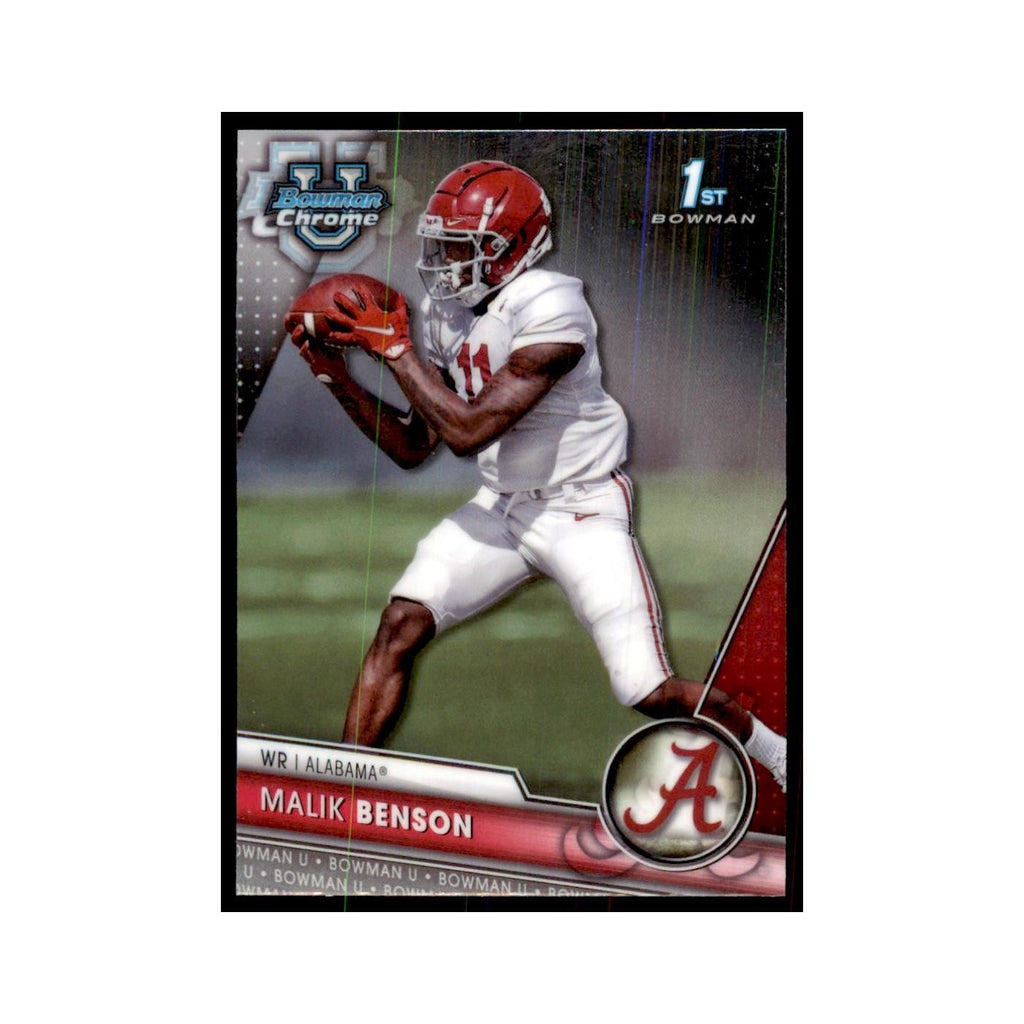 Malik Benson 2023 Bowman University Chrome #45 Alabama Crimson Tide NM