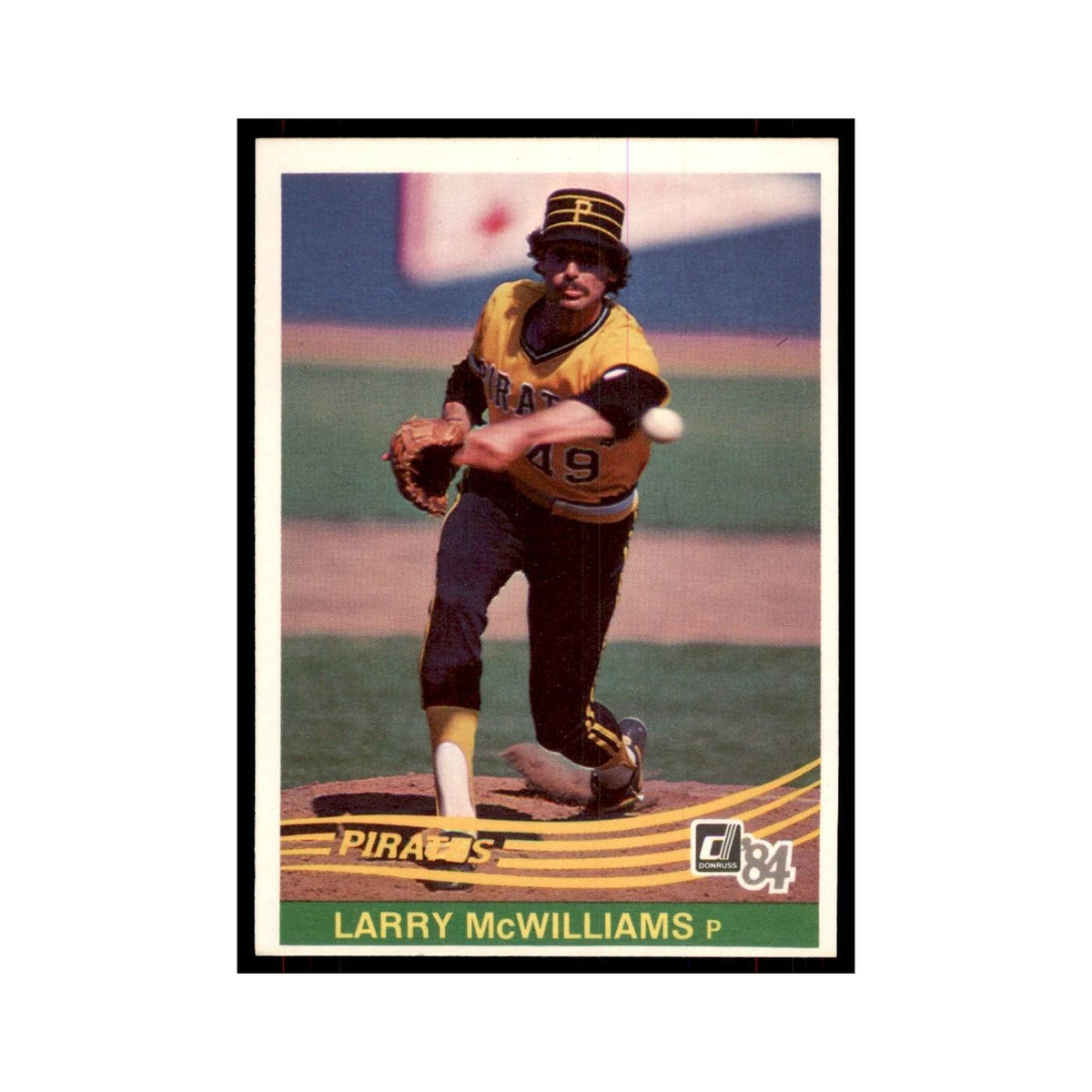 Larry McWilliams 1984 Donruss #566 Pittsburgh Pirates Baseball Card NM