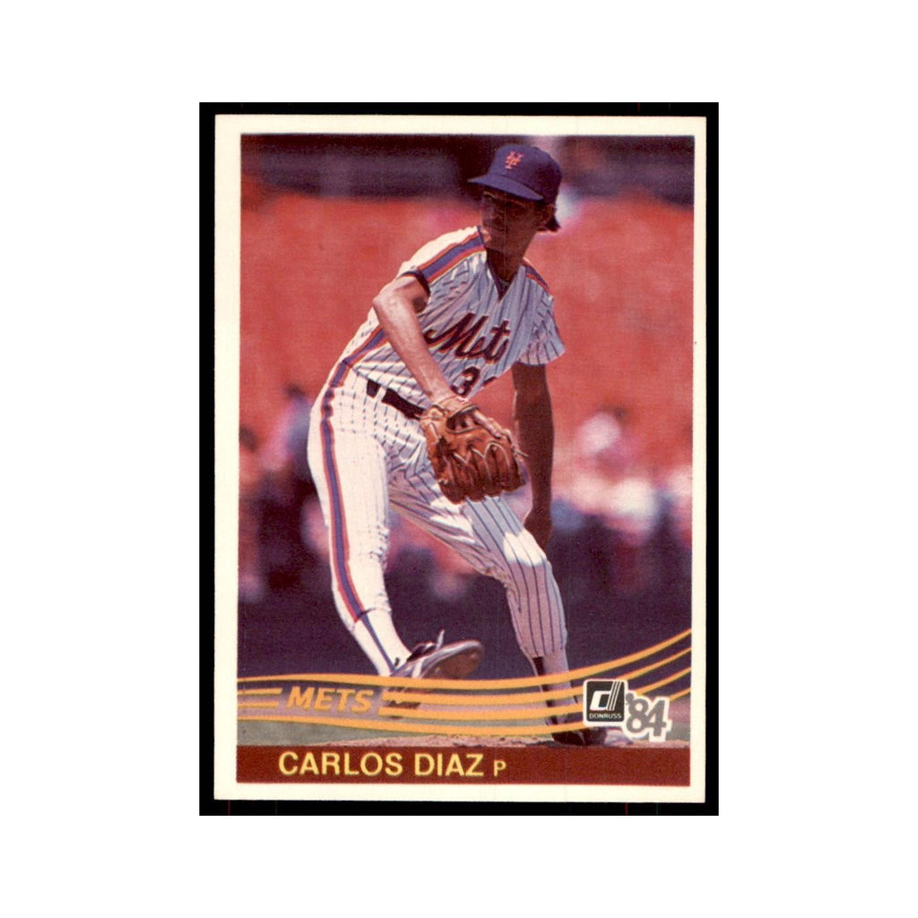 Carlos Diaz 1984 Donruss #600 New York Mets Baseball Card NM