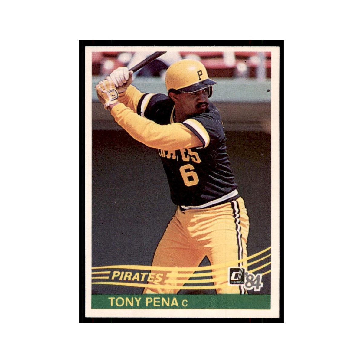 Tony Pena 1984 Donruss #186 Pittsburgh Pirates Baseball Card NM