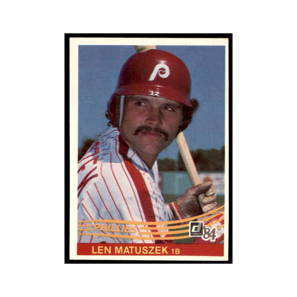 Len Matuszek 1984 Donruss #549 Philadelphia Phillies Baseball Card NM