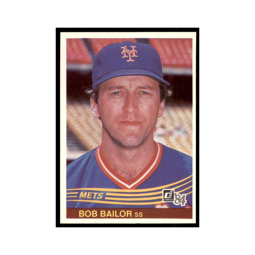 Bob Bailor 1984 Donruss #595 New York Mets Baseball Card NM