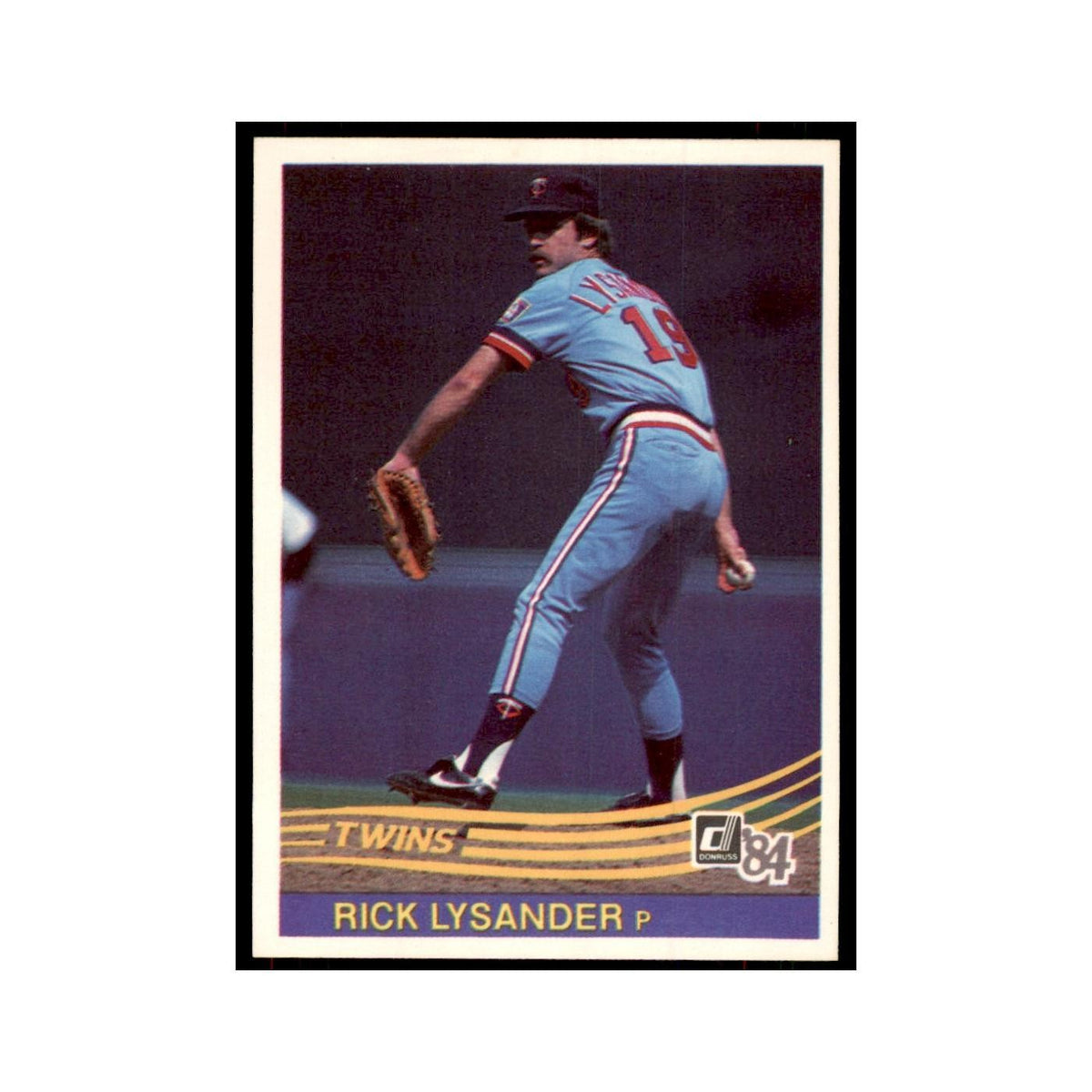 Rick Lysander Rookie 1984 Donruss #560 Minnesota Twins Baseball Card NM