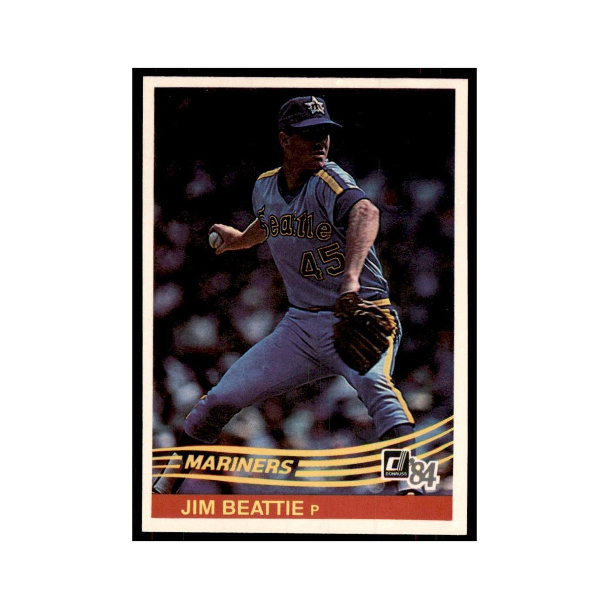 Jim Beattie 1984 Donruss #191 Seattle Mariners Baseball Card NM