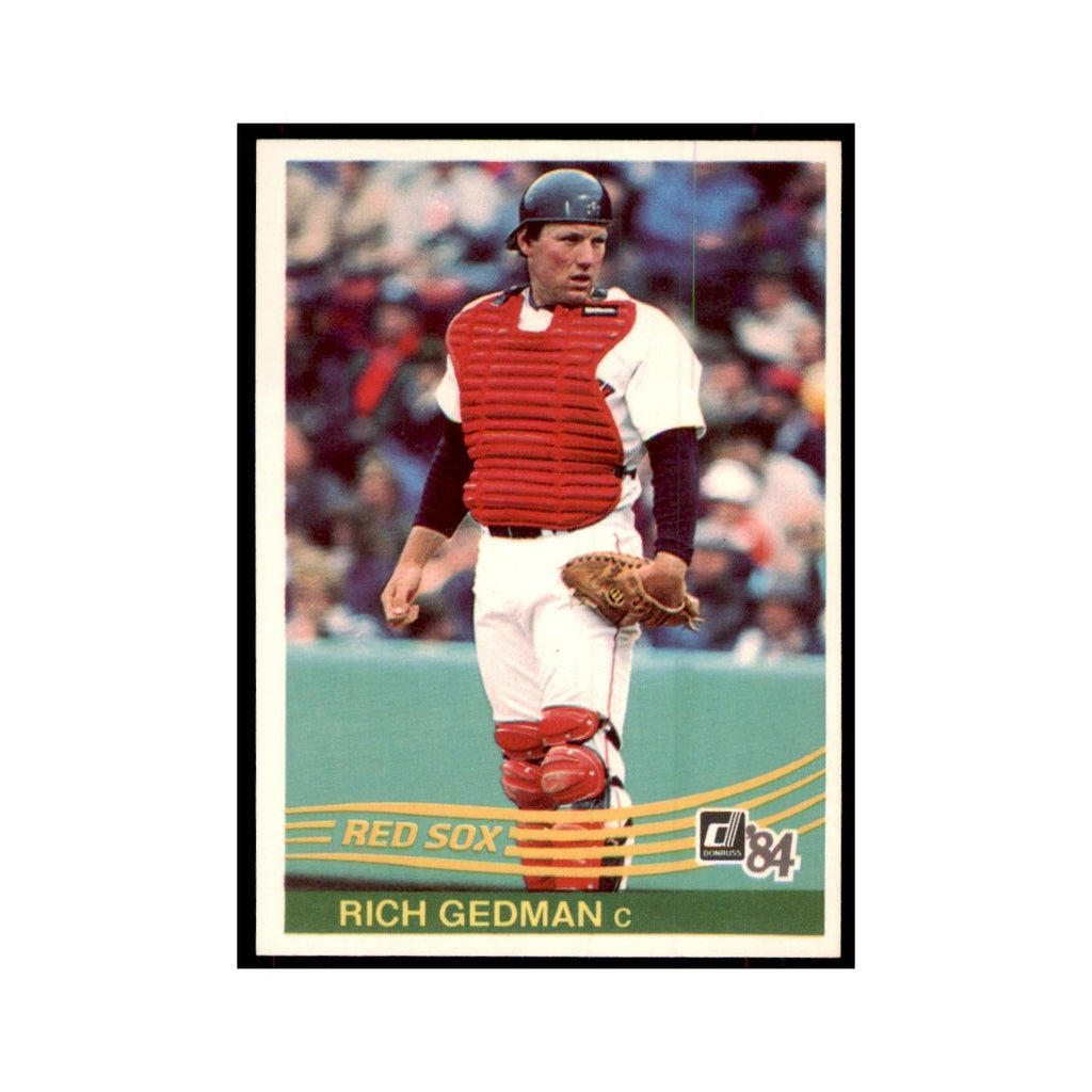 Rich Gedman 1984 Donruss #579 Boston Red Sox Baseball Card NM