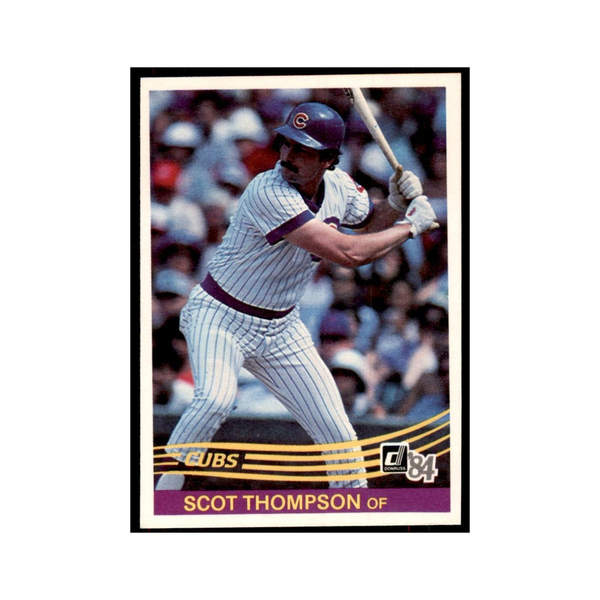 Scot Thompson 1984 Donruss #167 Chicago Cubs Baseball Card NM