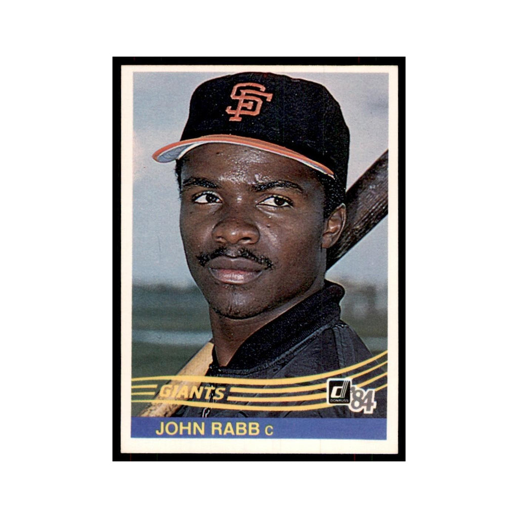 John Rabb Rookie 1984 Donruss #143 San Francisco Giants Baseball Card NM