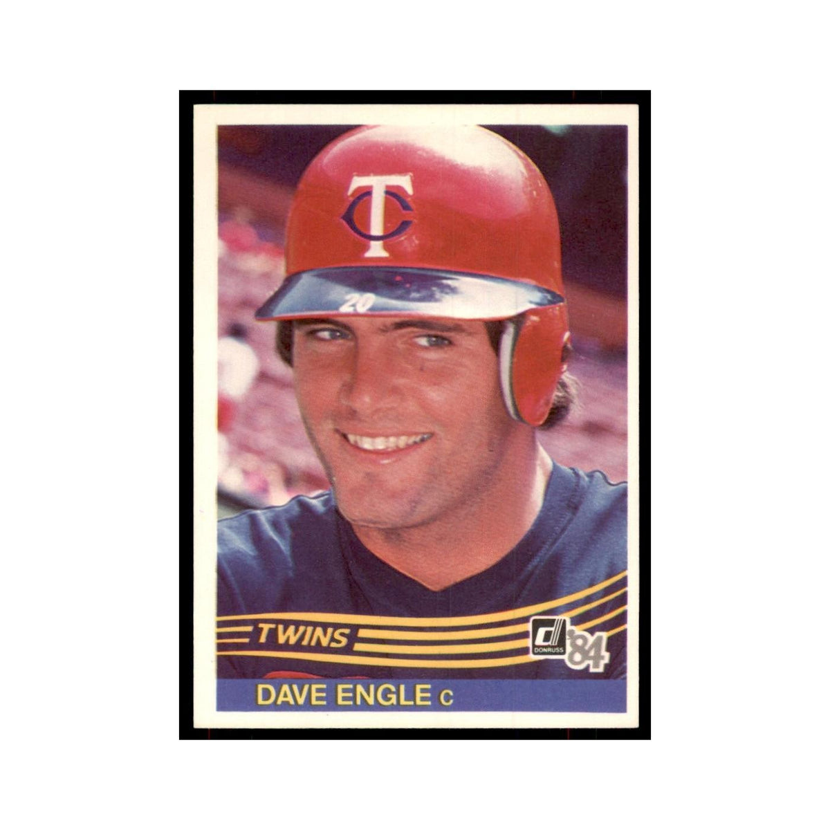 Dave Engle 1984 Donruss #598 Minnesota Twins Baseball Card NM