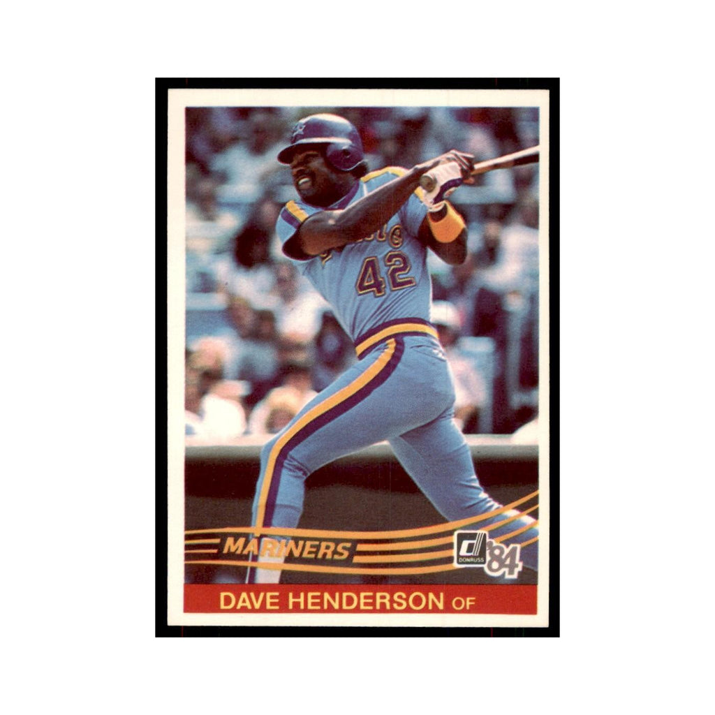 Dave Henderson 1984 Donruss #557 Seattle Mariners Baseball Card NM
