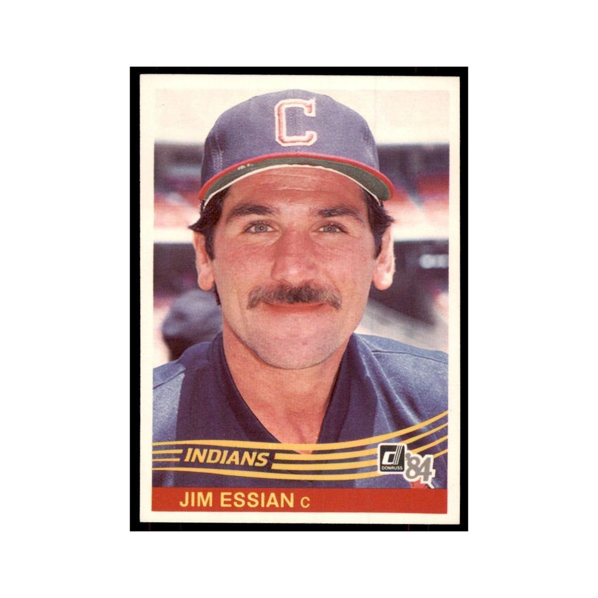 Jim Essian 1984 Donruss #629 Cleveland Indians Baseball Card NM