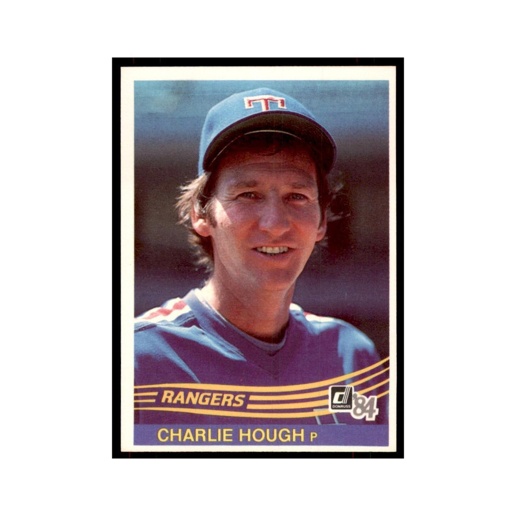 Charlie Hough 1984 Donruss #638 Texas Rangers Baseball Card NM