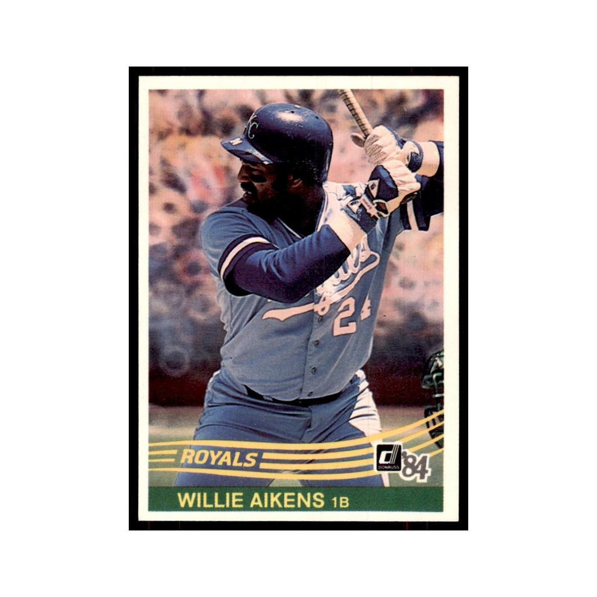Willie Aikens 1984 Donruss #155 Kansas City Royals Baseball Card NM