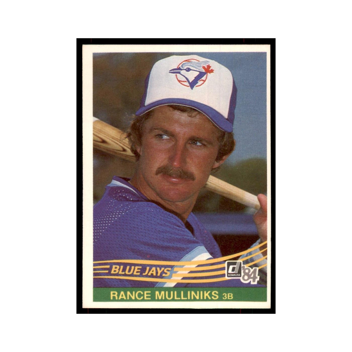 Rance Mulliniks 1984 Donruss #584 Toronto Blue Jays Baseball Card NM