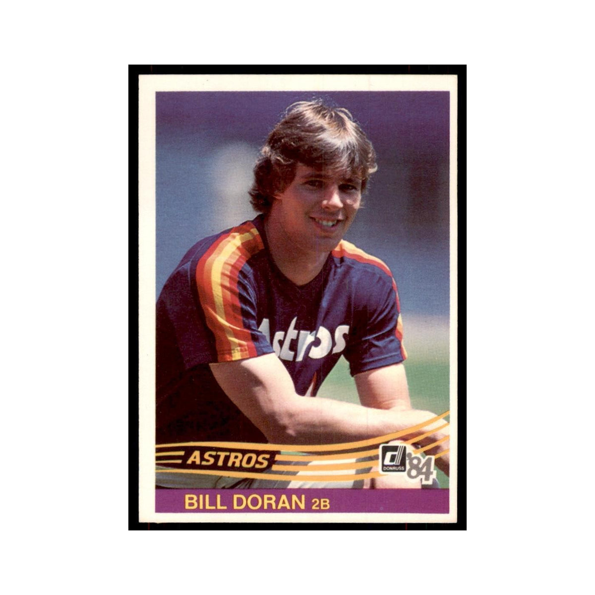 Bill Doran Rookie 1984 Donruss #580 Houston Astros Baseball Card NM