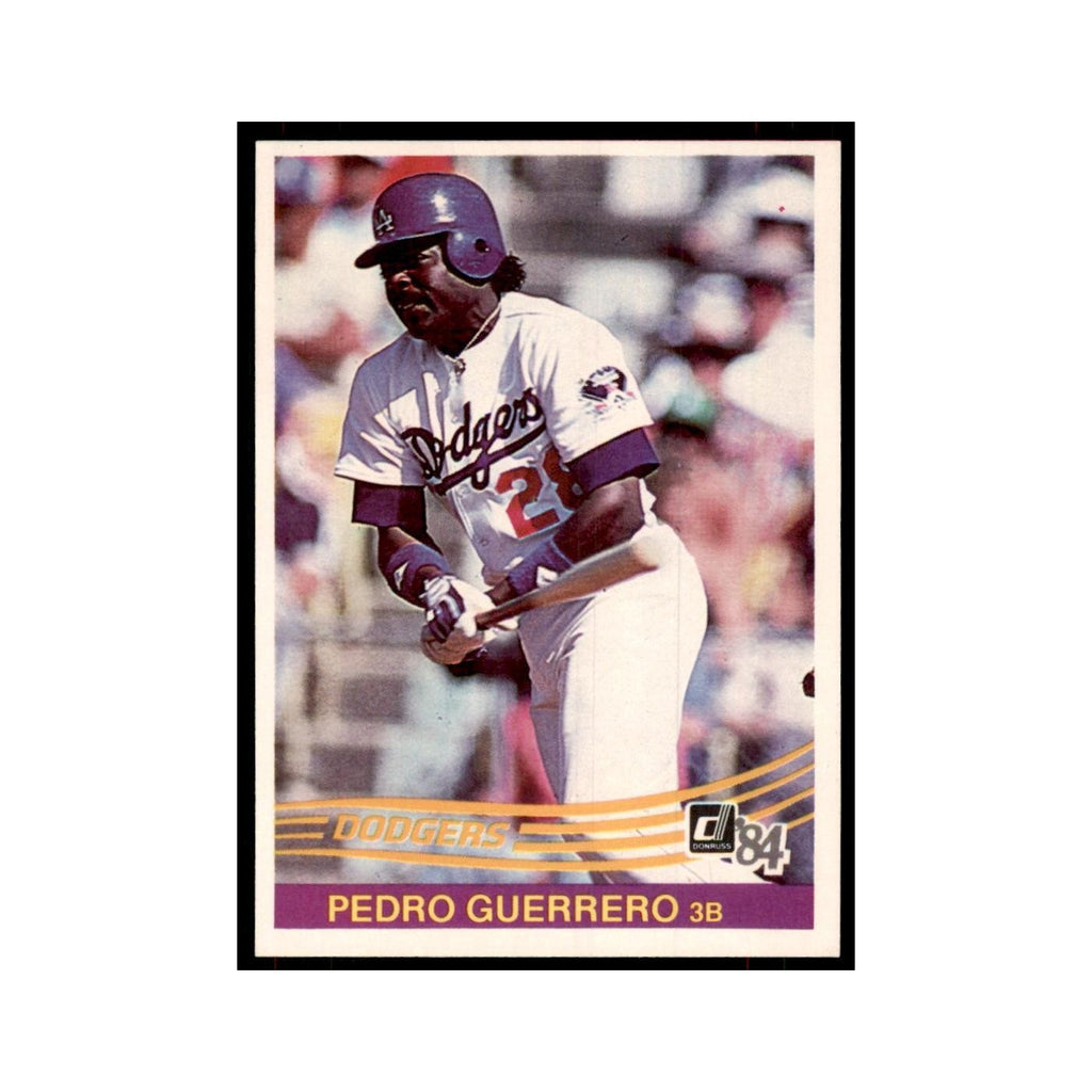 Pedro Guerrero 1984 Donruss #174 Los Angeles Dodgers Baseball Card NM