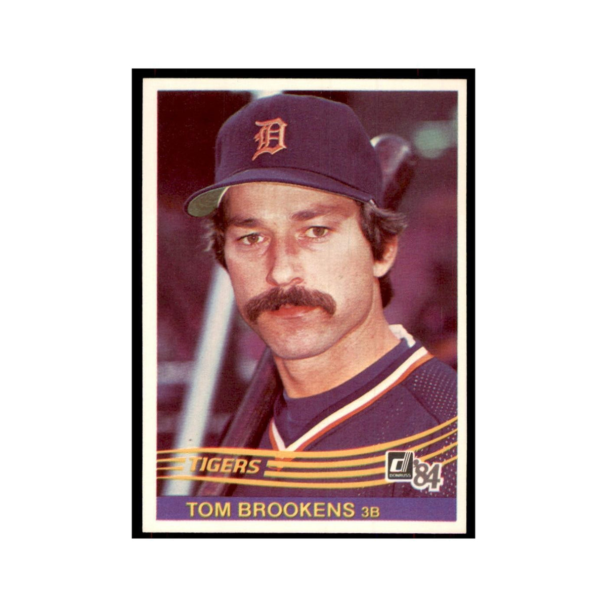Tom Brookens 1984 Donruss #578 Detroit Tigers Baseball Card NM