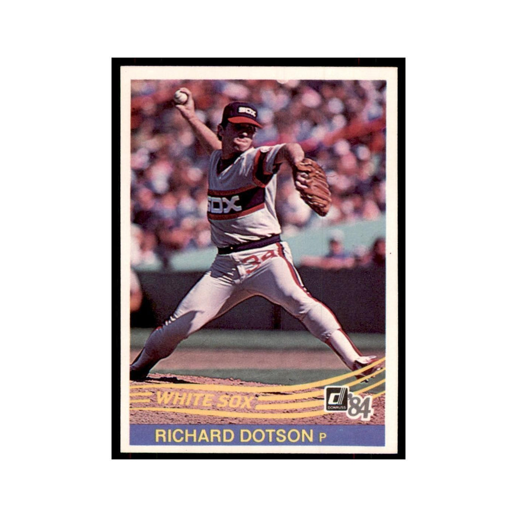 Richard Dotson 1984 Donruss #180 Chicago White Sox Baseball Card NM