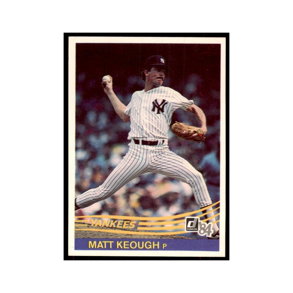 Matt Keough 1984 Donruss #627 New York Yankees Baseball Card NM