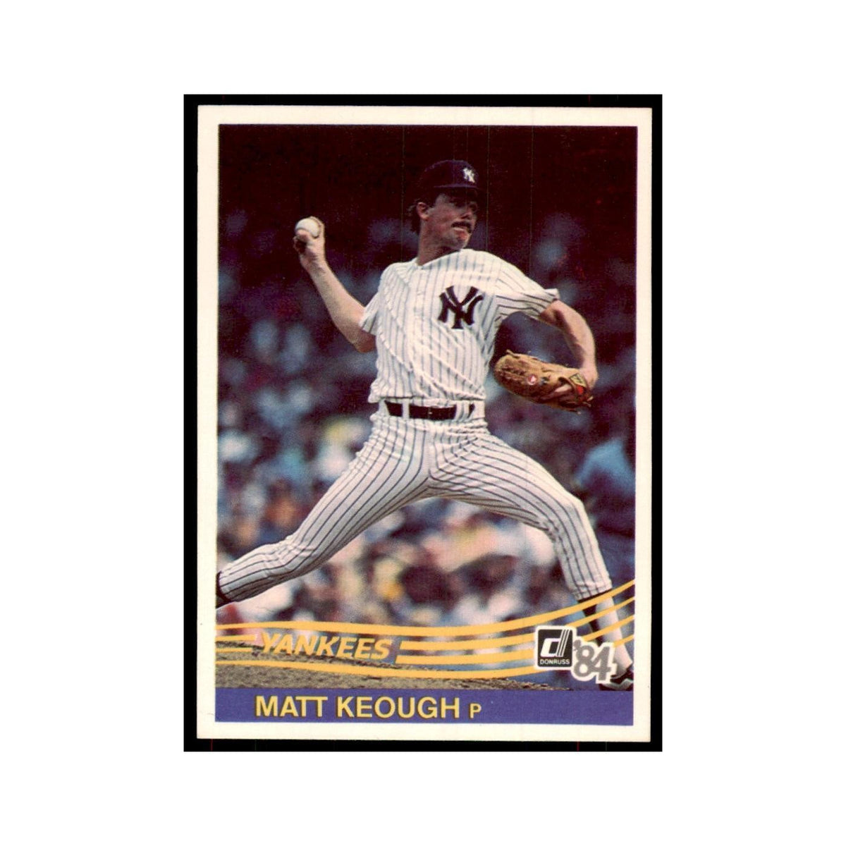 Matt Keough 1984 Donruss #627 New York Yankees Baseball Card NM