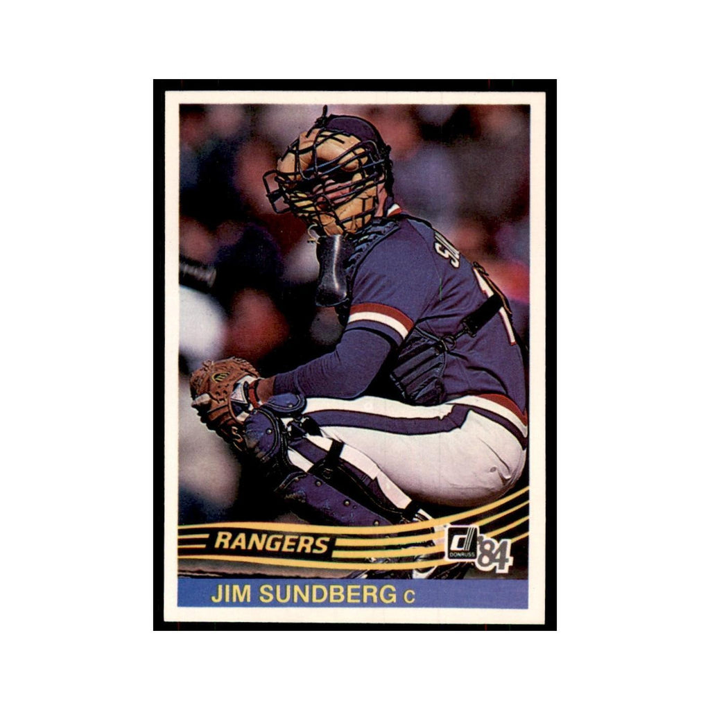 Jim Sundberg 1984 Donruss #178 Texas Rangers Baseball Card NM