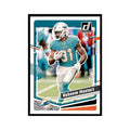 Raheem Mostert 2023 Donruss #189 Miami Dolphins Football Card NM