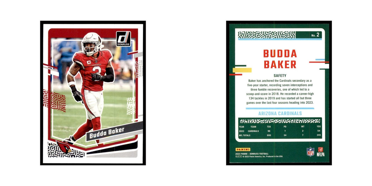 Budda Baker 2023 Donruss #2 Arizona Cardinals Football Card NM