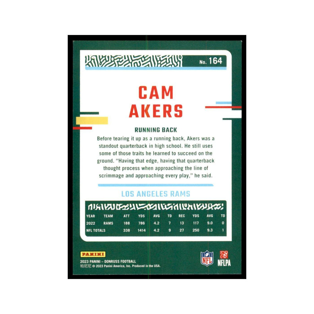 Cam Akers 2023 Donruss #164 Los Angeles Rams Football Card NM