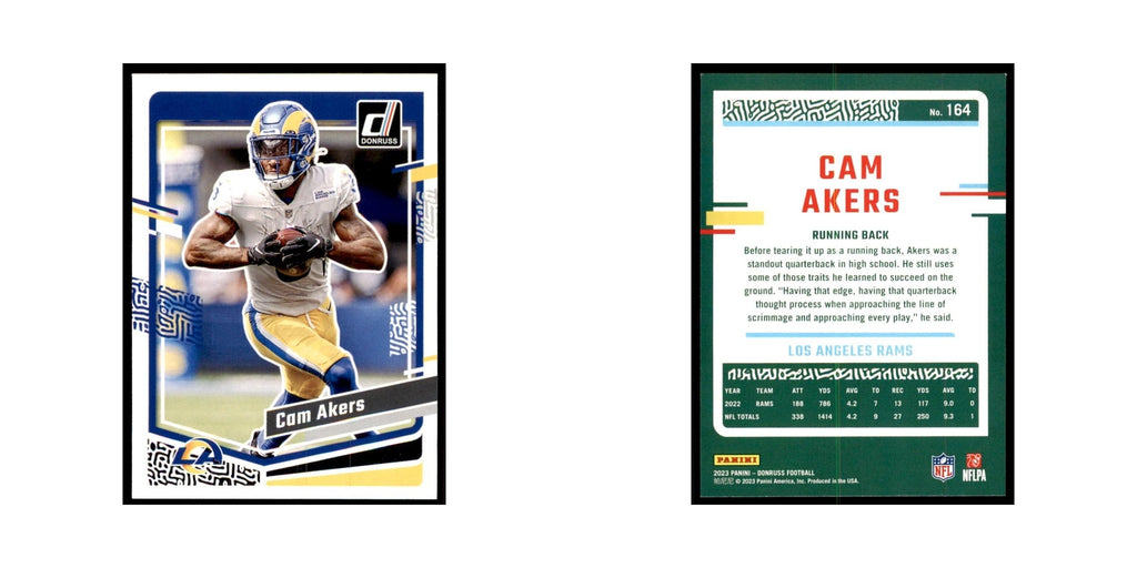Cam Akers 2023 Donruss #164 Los Angeles Rams Football Card NM