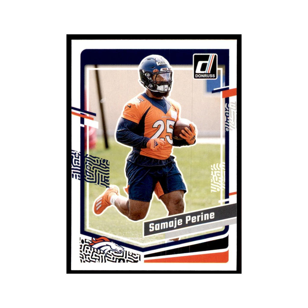 Samaje Perine 2023 Donruss #88 Denver Broncos Football Card NM