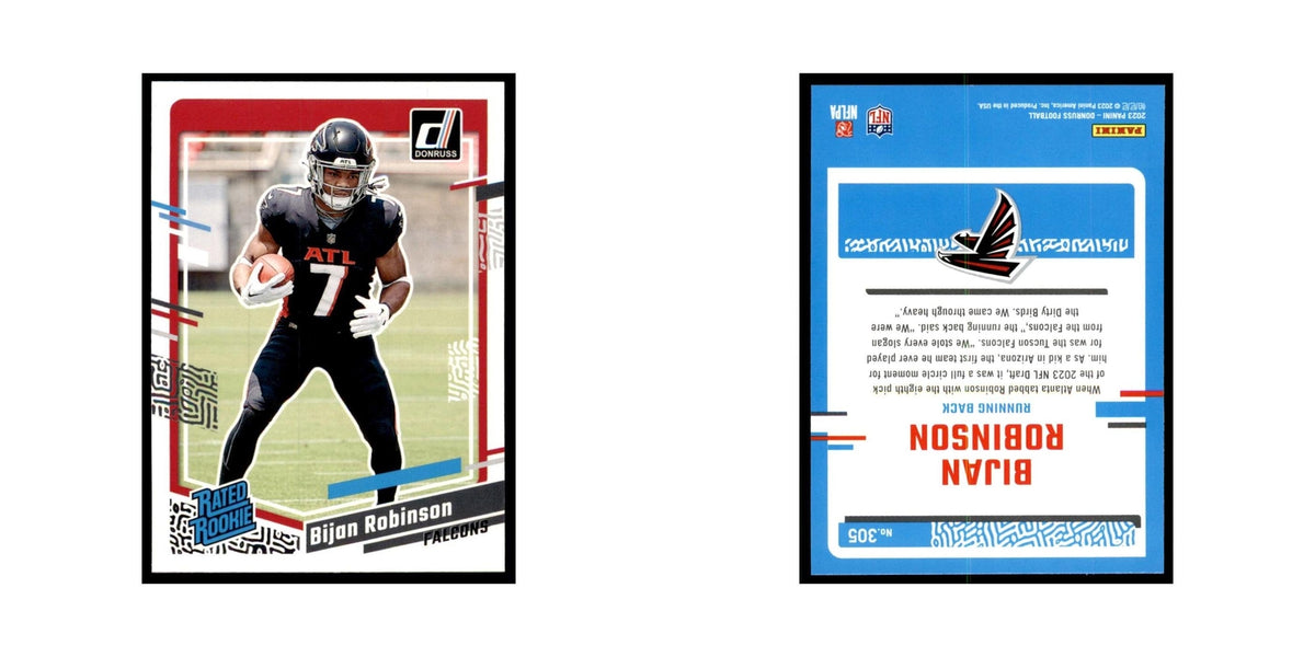 Bijan Robinson 2023 Donruss #305 Atlanta Falcons Football Card NM