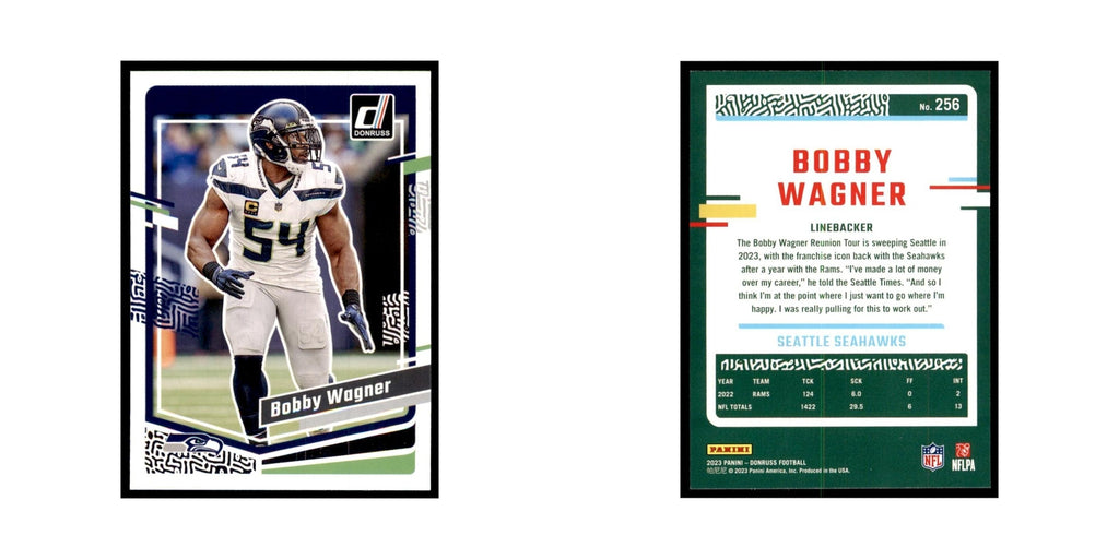 Bobby Wagner 2023 Donruss #256 Seattle Seahawks Football Card NM