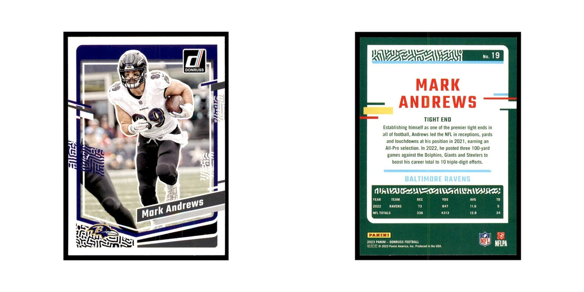 Mark Andrews 2023 Donruss #19 Baltimore Ravens Football Card NM
