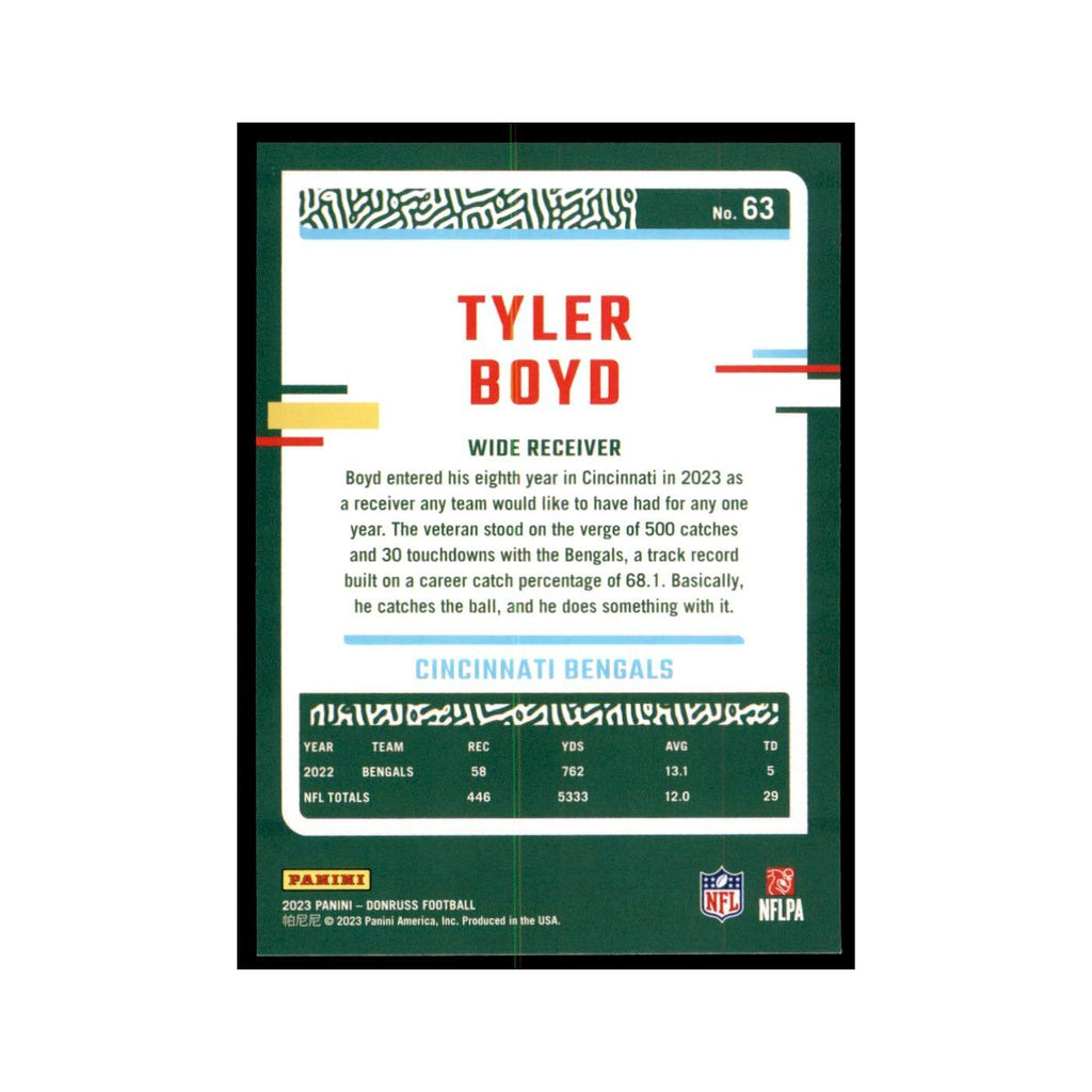 Tyler Boyd 2023 Donruss #63 Cincinnati Bengals Football Card NM