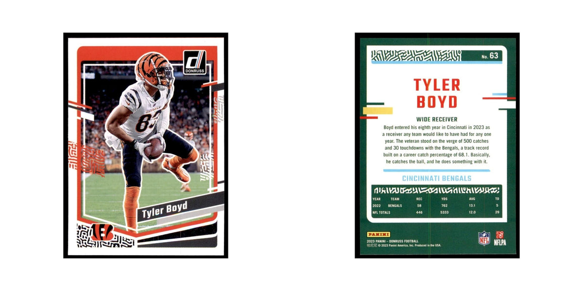 Tyler Boyd 2023 Donruss #63 Cincinnati Bengals Football Card NM