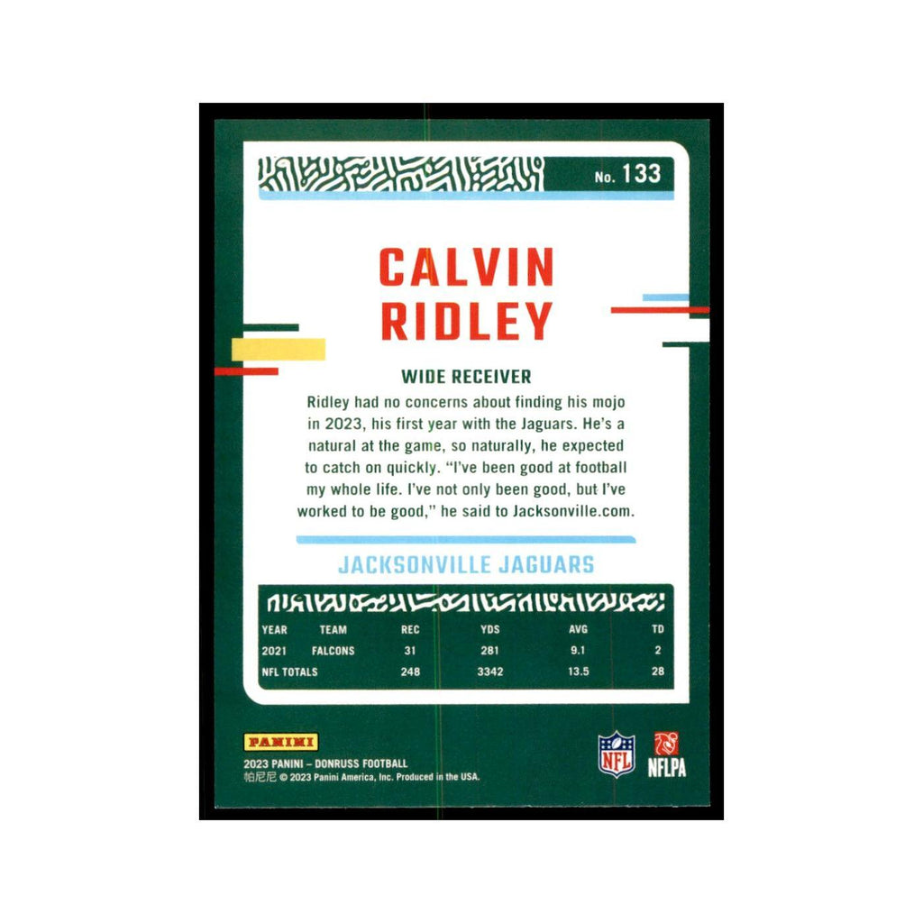 Calvin Ridley 2023 Donruss #133 Jacksonville Jaguars Football Card NM