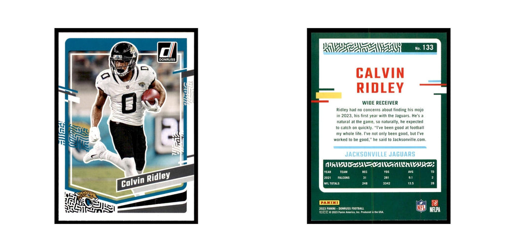 Calvin Ridley 2023 Donruss #133 Jacksonville Jaguars Football Card NM