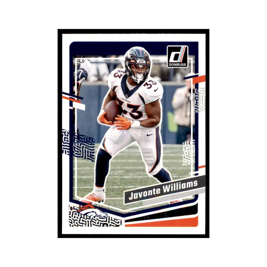 Javonte Williams 2023 Donruss #86 Denver Broncos Football Card NM