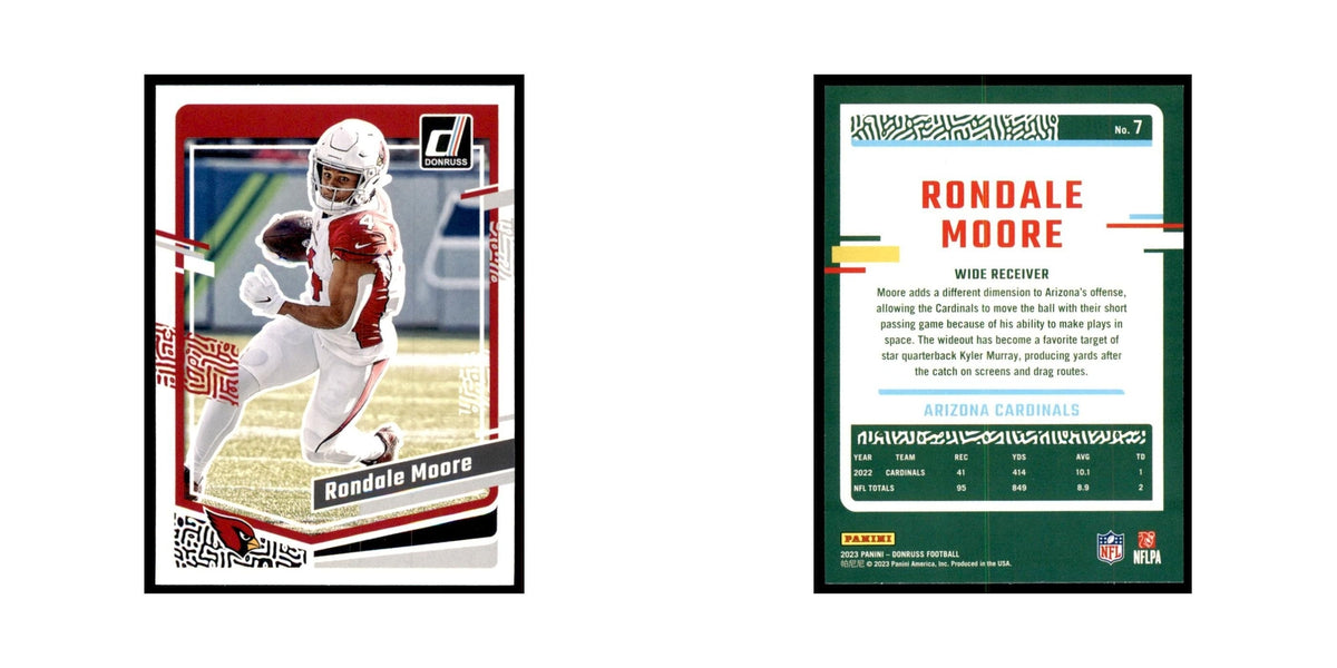 Rondale Moore 2023 Donruss #7 Arizona Cardinals Football Card NM