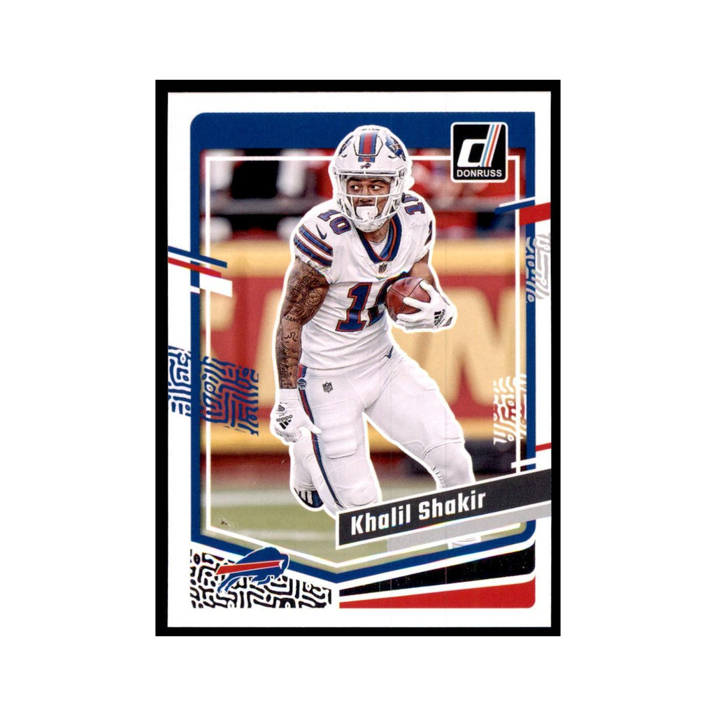 Khalil Shakir 2023 Donruss #33 Buffalo Bills Football Card NM