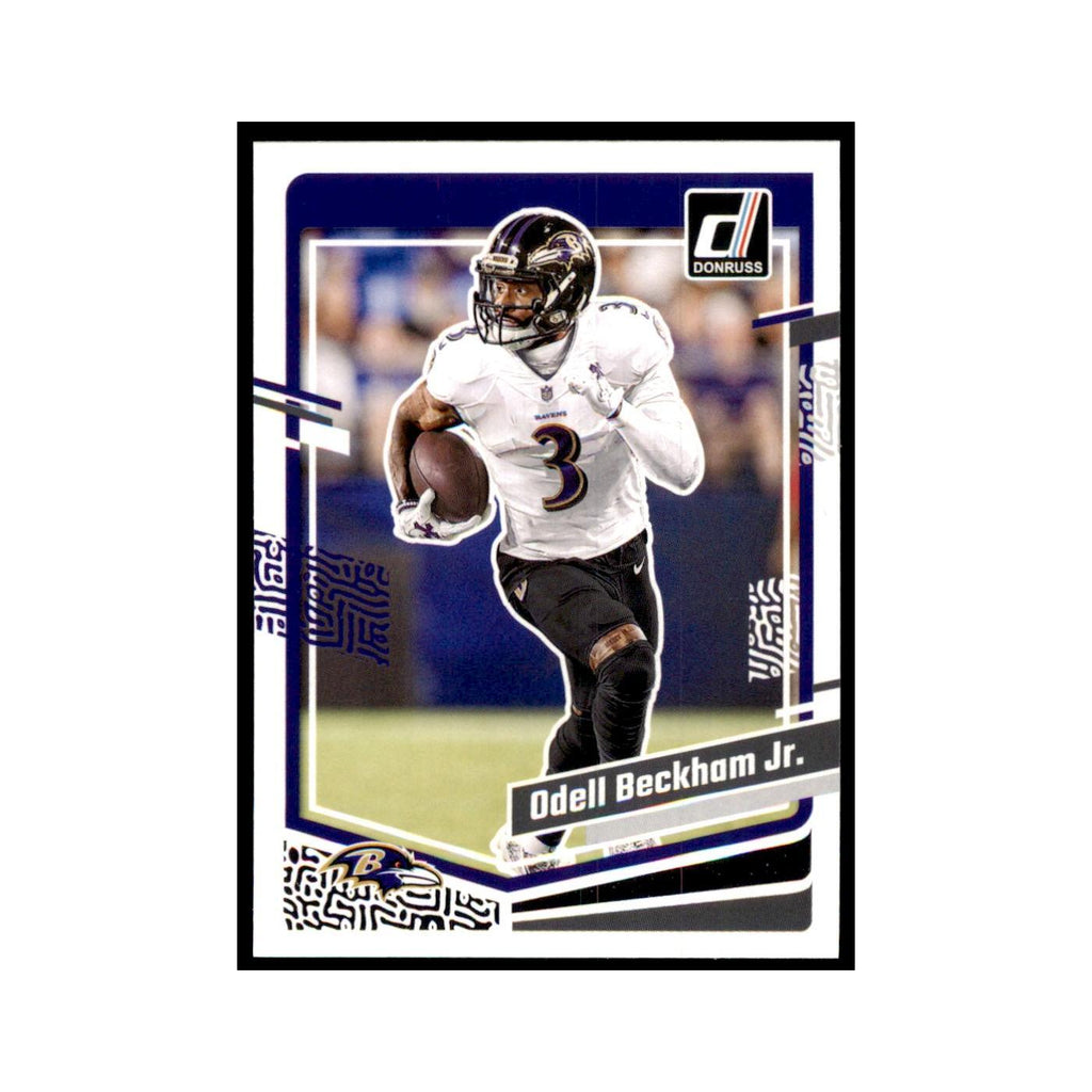 Odell Beckham Jr. 2023 Donruss #25 Baltimore Ravens Football Card NM