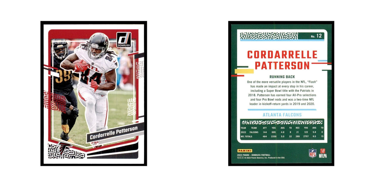 Cordarrelle Patterson 2023 Donruss #12 Atlanta Falcons Football Card NM
