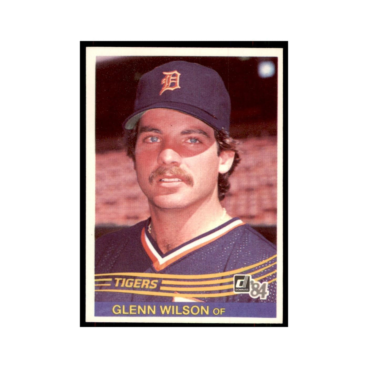 Glenn Wilson 1984 Donruss #618 Detroit Tigers Baseball Card NM