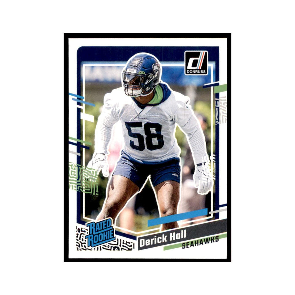 Derick Hall 2023 Donruss #388 Seattle Seahawks Football Card NM